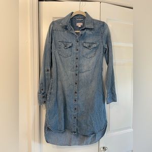 Jean Button up Dress